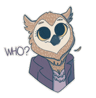 Bojack Horseman Owl Sticker
