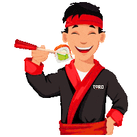 Toro Sushi Sticker by lelibabyimportados