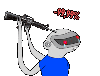 Crypto Robot Sticker by Paft Drunk