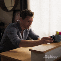 Recording Rob Mills GIF by Neighbours (Official TV Show account)