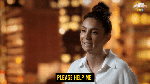 React Help GIF by Celebrity Apprentice Australia