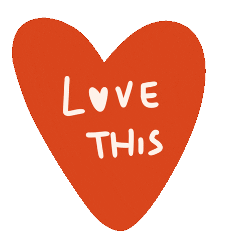 rafaelaperasinic giphyupload love heart love this Sticker