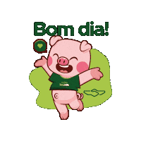 sistemilk bomdia porco suino suinocultura Sticker