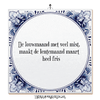 Nl Mist Sticker by Tegelspreuken.nl