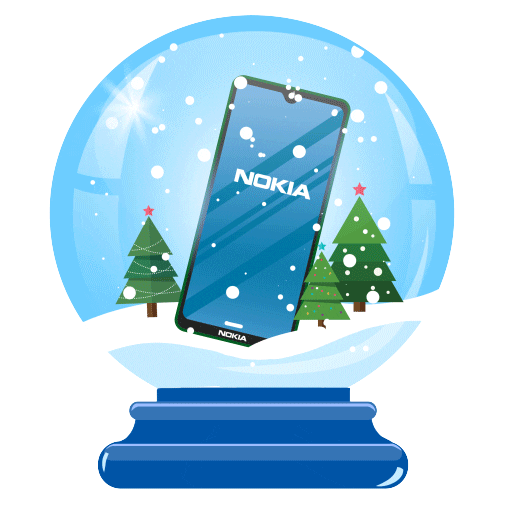 Nokiamobileru christmas winter xmas merry christmas Sticker