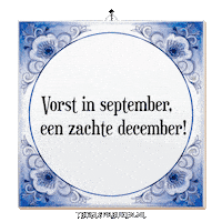 Winter Humor Sticker by Tegelspreuken.nl