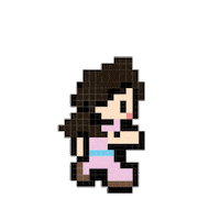 carlagabriela93 girl retro 8bits Sticker