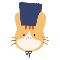 Cat Star Sticker