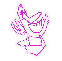 Pink Rock Sticker
