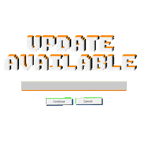 Update Available Level Up Sticker