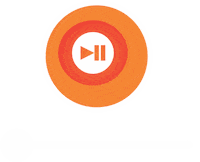 comespacovivo play pause audiovisual espaco vivo Sticker