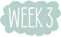 Week Crochet Sticker by Yarnplaza