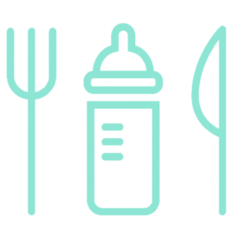 baby eat Sticker by nibble+squeak