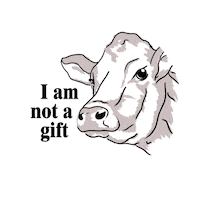 Go Vegan Sticker by _AnimalSaveMovement_