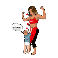 Fitness Burn Sticker