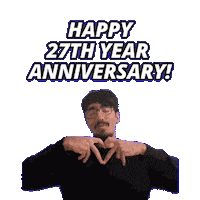27Th Anniversary Sticker