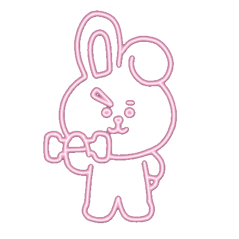 Neon V Sticker
