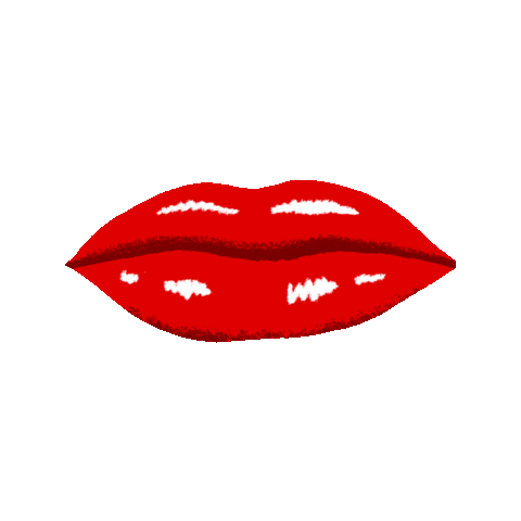 Digital art gif. Red pair of lips open up against a transparent background revealing the message, “Protest is patriotic.”