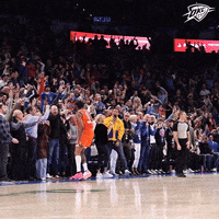 Sport Celebrate GIF by OKC Thunder