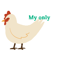 Farmers Market Chicken Sticker by Local Line