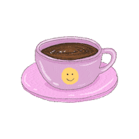 Silvinaa illustration coffee sticker ilustracion Sticker