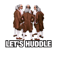 Huddle Regroup Sticker