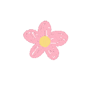 Pink Flower Sticker