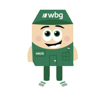 Wbg Hausi Sticker by wbg_nuernberg