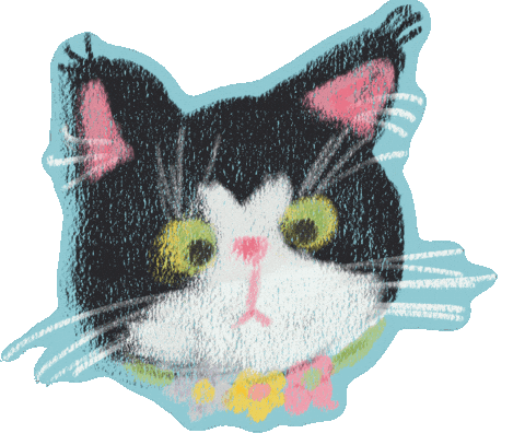 Cat Sticker by Peiii111