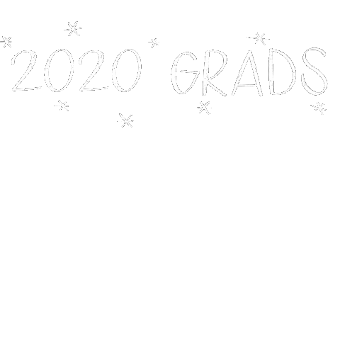 PaperBlues giphyupload white 2020 graduation Sticker