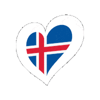 Heart Iceland Sticker by Eurovision Song Contest