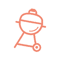 fonQnl glitter plant shine bbq Sticker