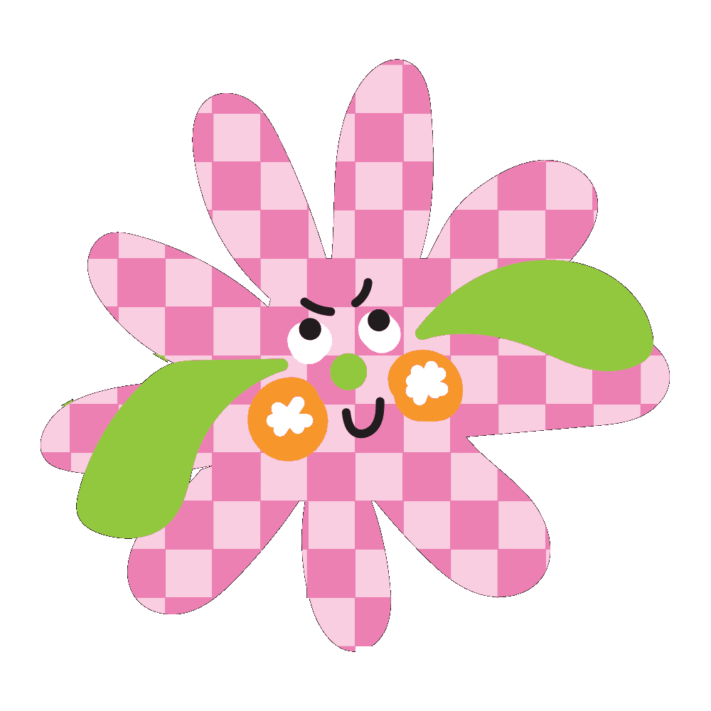 Happy Flower Sticker