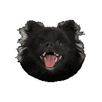 Wilmade love happy dog smile Sticker