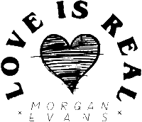 Love Is Real Sticker by Morgan Evans