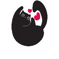 Cat Love Sticker by Yappy Pets