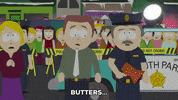 jump crowd GIF by South Park 