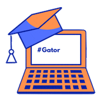 UFCJC_Grad happy excited college online Sticker