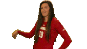 Wisconsin Volleyball Sport Sticker by Wisconsin Badgers