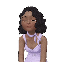Cute Girl Sticker