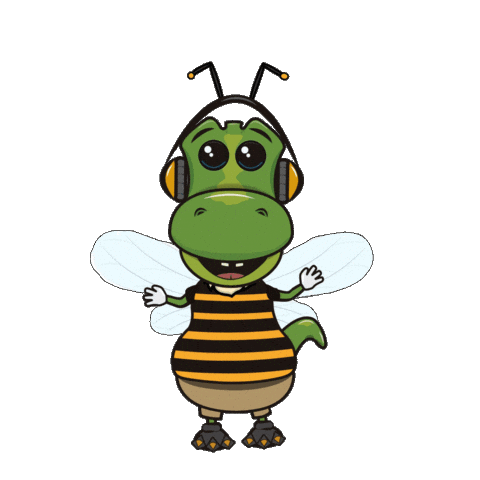 Abeja Sticker by Danilo y Chapis