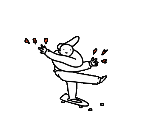 Skateboarding Shitpencil Sticker