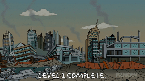 Episode 14 Destroyed City GIF by The Simpsons
