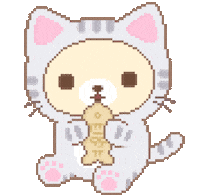 Cat Pixel Sticker