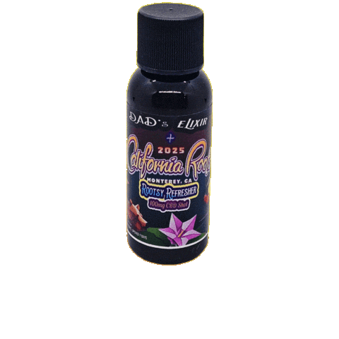 Weed Bottle Sticker by Dads Elixir