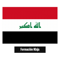 Iraq Flag Sticker by Formación Ninja