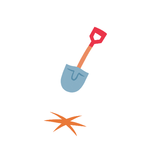 nathjoyce giphyupload animal crossing gardening dirt Sticker