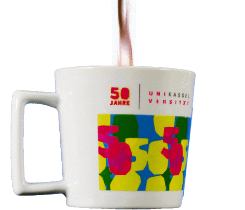 Coffee Cup Sticker by Universität Kassel