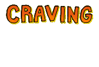 Orange Craving Sticker