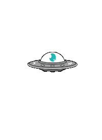 shanamimieux alien ufo shanamimieux Sticker